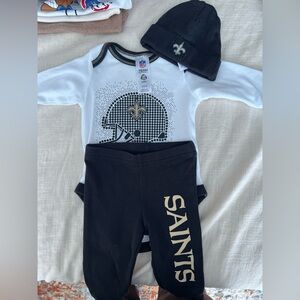 Gerber Baby New Orleans Saints Outfit